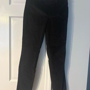 Old Navy Black Velvet Pixie Skinny Pants petite